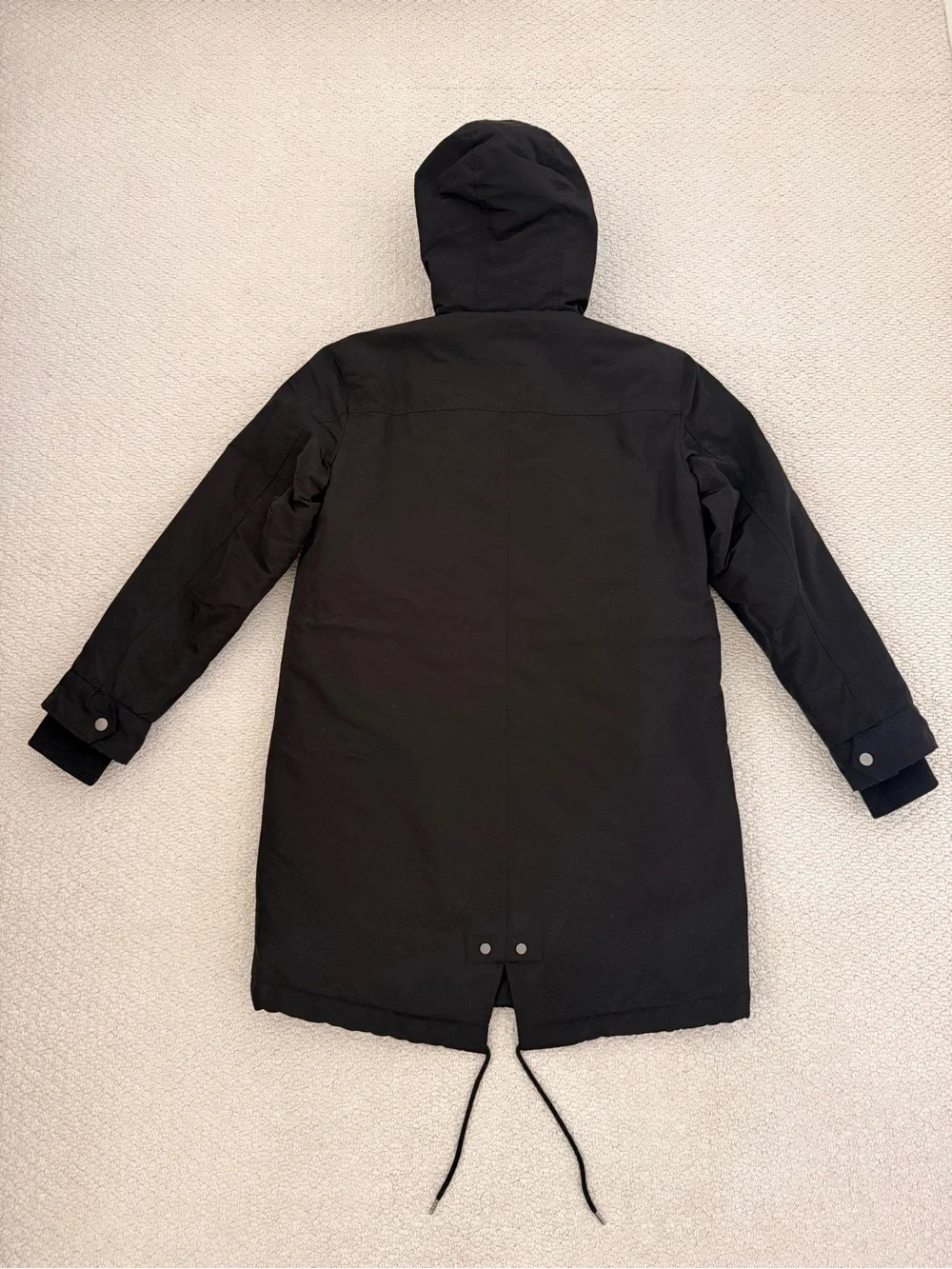 GAP Black Long Hooded Winter Parka